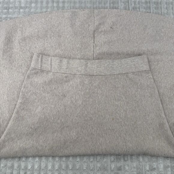 Ann Taylor A Line‎ Flare Sweater Skirt Women Medium Oatmeal Winter Elastic Waist - Picture 1 of 7